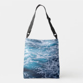 Sac Ajustable Plage d'été Waves Blue Ocean (Dos)