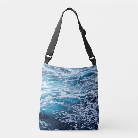 Sac Ajustable Plage d'été Waves Blue Ocean (Devant)