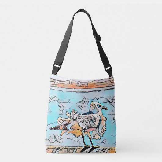 Sac Ajustable Plage Seagull mignon dessin (Devant)