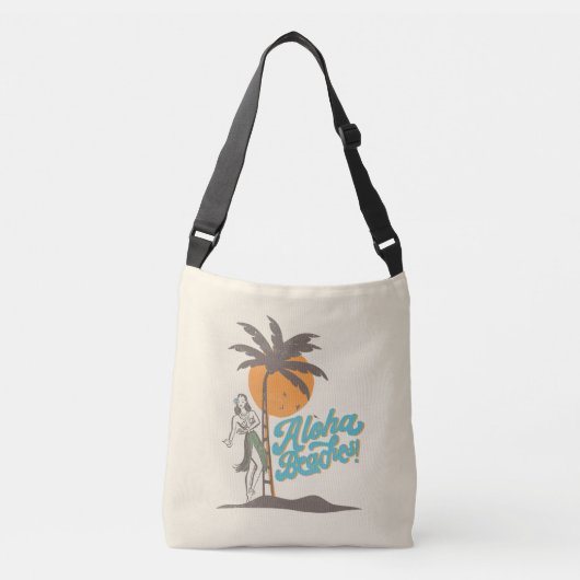 Sac Ajustable Plages d'Aloha Hula Girl Hawaii Hawaii Retro Hawai (Devant)