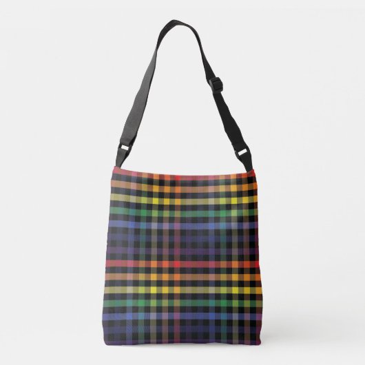 Sac Ajustable Plaid arc-en-ciel (Dos)