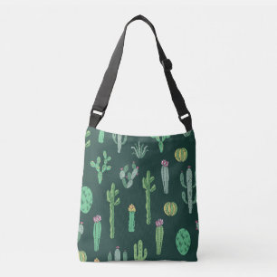 Sac Ajustable Plantes de Cactus : Arrière - plan Vintage sans co