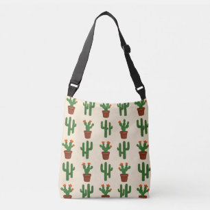 Sac Ajustable Plantes de cactus vertes et crème