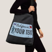 Sac Ajustable Plaque de licence California Sasquatch (De près)