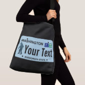 Sac Ajustable Plaque de licence Washington Sasquatch (De près)