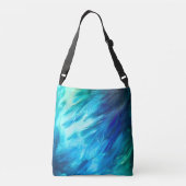 Sac Ajustable Plume Abstraite Bleu Vert (Dos)