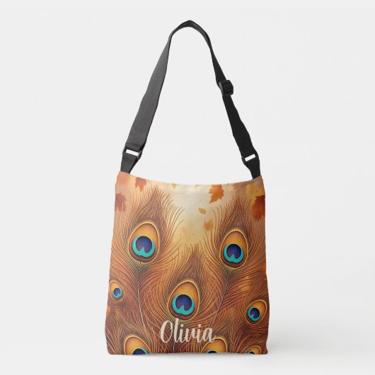 Sac Ajustable Plume de paon d'automne (Devant)