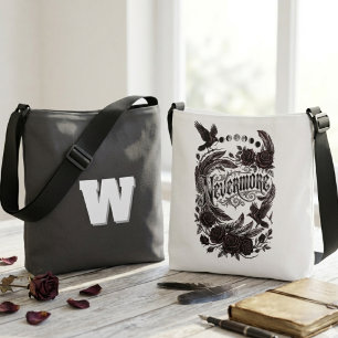 Sac Ajustable Poème Gothique Corbeau Littéraire Romantique Sombr