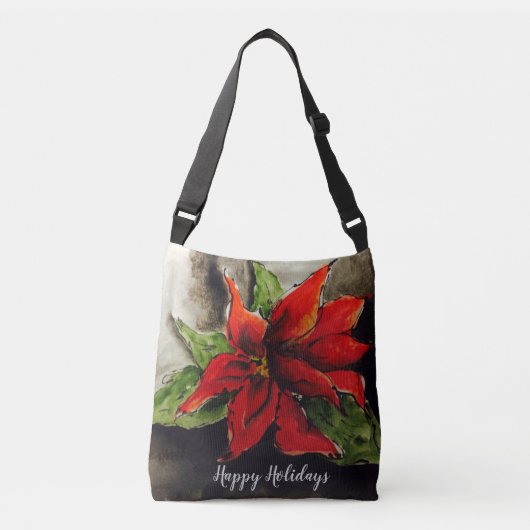 Sac Ajustable Poinsettia de Noël (Devant)