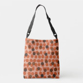 Sac Ajustable Points orange mandarine et marron (Dos)