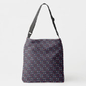 Sac Ajustable Points rouges, bleus et beige (Dos)