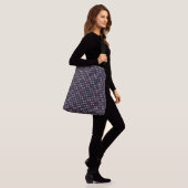 Sac Ajustable Points rouges, bleus et beige (Sur le modèle)