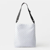 Sac Ajustable Points turquoise, beige et blanc (Dos)