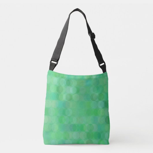 Sac Ajustable Points verts et aqua (Devant)