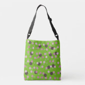 Sac Ajustable Points verts, roses et marron (Dos)