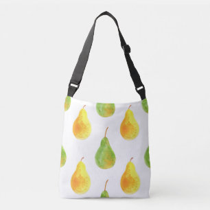 Sac Ajustable Poires dessinées à la main, aquarelle image alimen