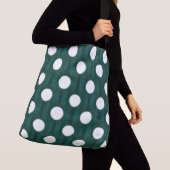 Sac Ajustable Pois de Hunter Green (De près)