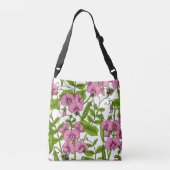 Sac Ajustable Pois doux et bourdons, rose, vert et blanc (Dos)