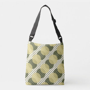 Sac Ajustable Pois noir vert sur crème