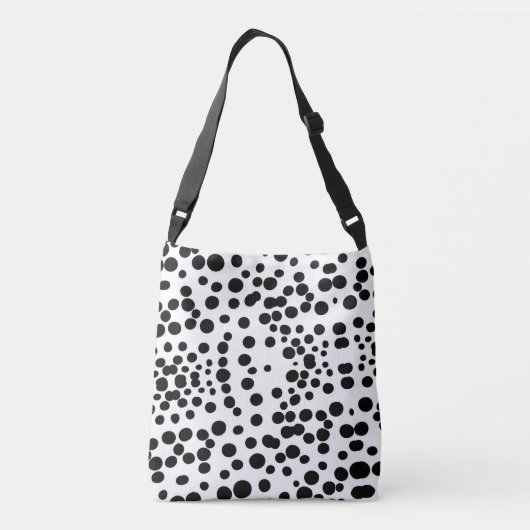 Sac Ajustable Pois noirs blanc arrière - plan vache dalmate chie (Dos)