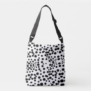 Sac Ajustable Pois noirs blanc arrière - plan vache dalmate chie