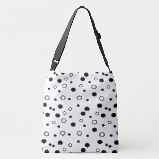 Sac Ajustable Pois noirs blancs (Dos)