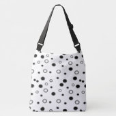 Sac Ajustable Pois noirs blancs (Devant)