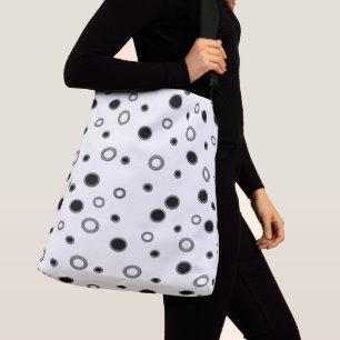 Sac Ajustable Pois noirs blancs