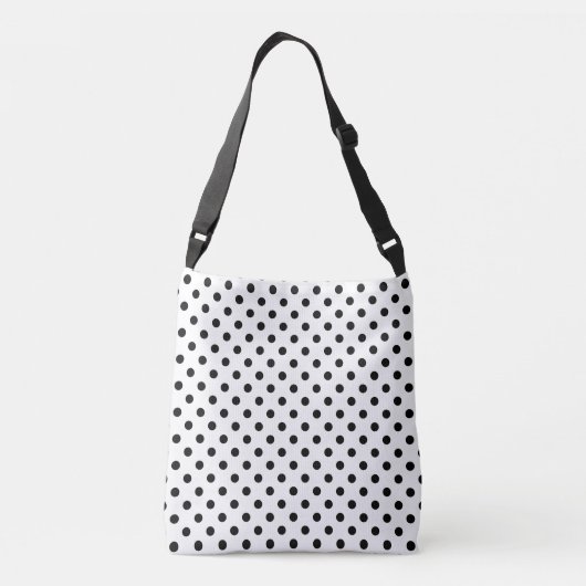 Sac Ajustable Pois noirs et blancs (Dos)