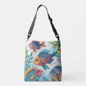 Sac Ajustable Poisson arc-en-ciel sous-marin (Dos)