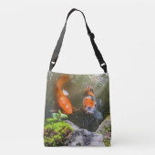 Sac Ajustable Poisson Koi dans un étang (Dos)