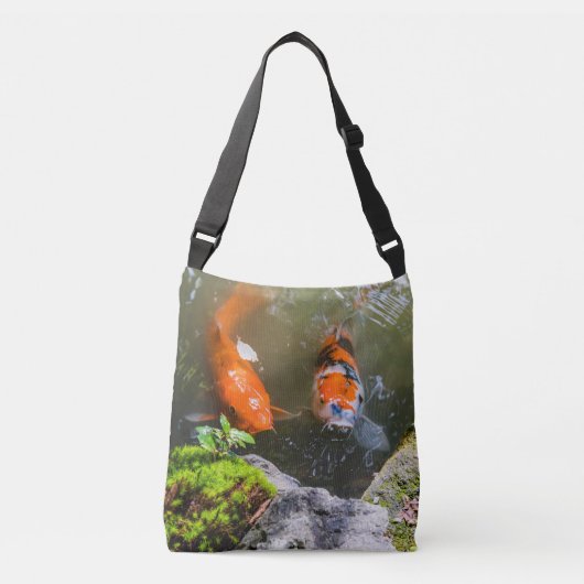 Sac Ajustable Poisson Koi dans un étang (Devant)