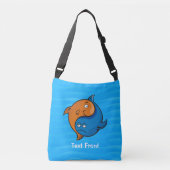 Sac Ajustable Poisson Yin Yang Dessin Animé (Devant)