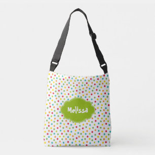 Sac Ajustable Polka amusante colorée pointillée Customisée Ajout