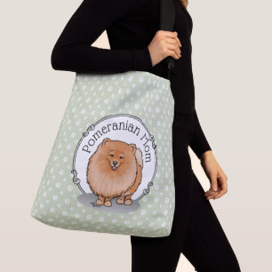 Sac Ajustable Pomeranian Maman Pom Maman (rouge orange) Mignonne