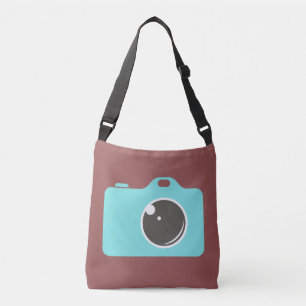 Sac Ajustable Pop Art Blue Caméra Bourgogne
