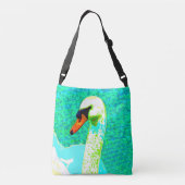 Sac Ajustable Pop Art White Swan Head (Dos)