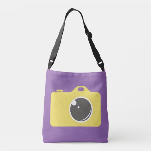 Sac Ajustable Pop Art Yellow Caméra violet (Dos)
