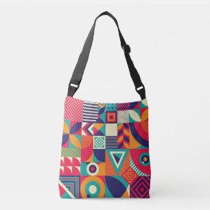 Sac Ajustable Pop formes géométriques abstraites, motif transpar