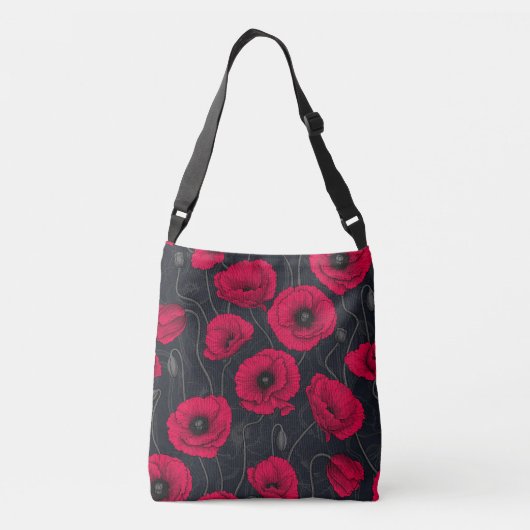 Sac Ajustable Poppies rouges (Dos)