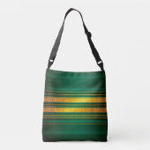 Sac Ajustable Populaire Green Gold Luxury Linen Texture Collecti (Dos)