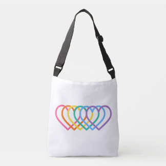 Sac Ajustable Porte-draps de pride heart avec des longs supports