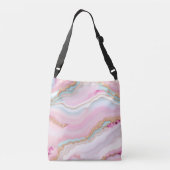Sac Ajustable Porte rose clair Marbre Collection tendance (Dos)