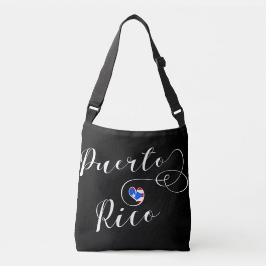 Sac Ajustable Porto Rico Heart, Conception portoricaine (Devant)