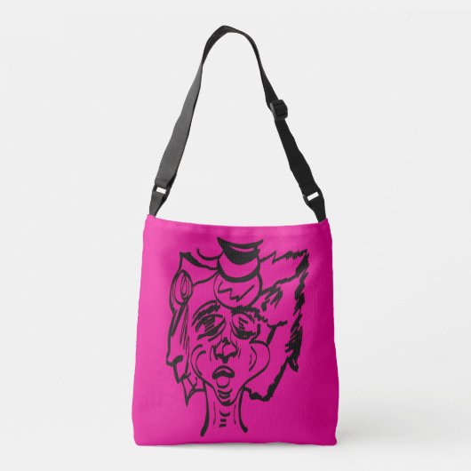 Sac Ajustable Portrait d'art de dualité (Dos)