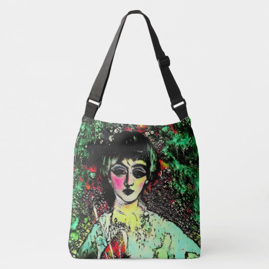 Sac Ajustable Portrait de Beauté Gothique (Devant)