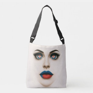Sac Ajustable Portrait de la pop croate beauté yeux & lèvres