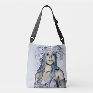 Sac Ajustable Portrait de la Vierge de Neige Bleue Fantaisie d'H