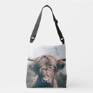 Sac Ajustable Portrait de vache Highland