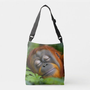 Sac Ajustable Portrait d'orang-outan sauvage se relaxant